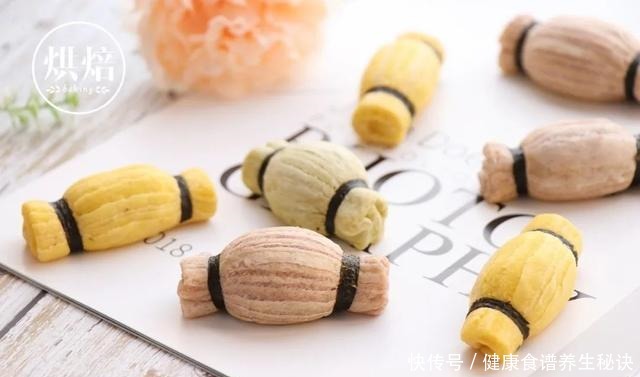 自制三彩糖果酥 有了它 娃都不爱蛋黄酥了！