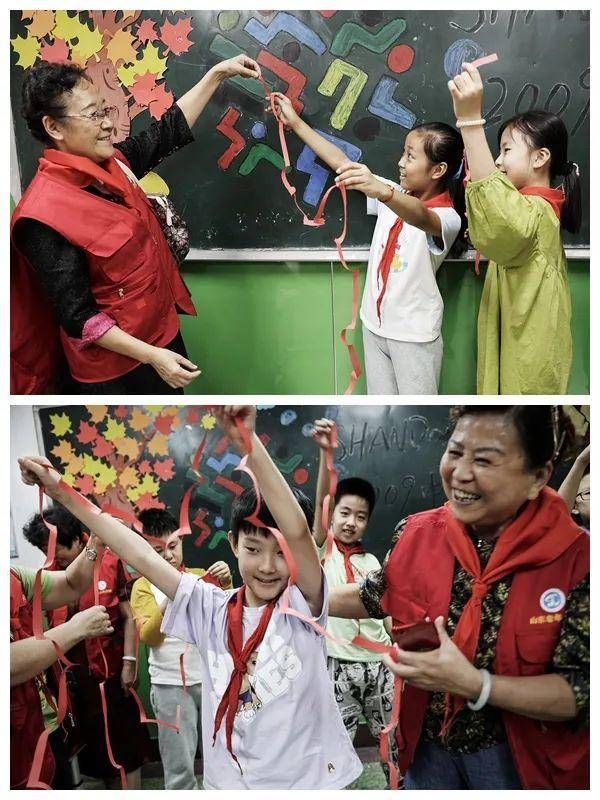 关工委$山东老年大学关工委传统文化传承基地在经十一路小学揭牌