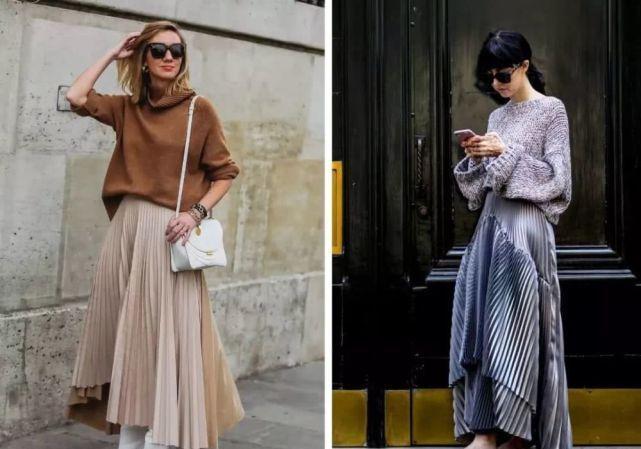 针织裙 秋冬搭配不容错过!一件毛衣照样穿出时尚敢感,慵懒知性又高级