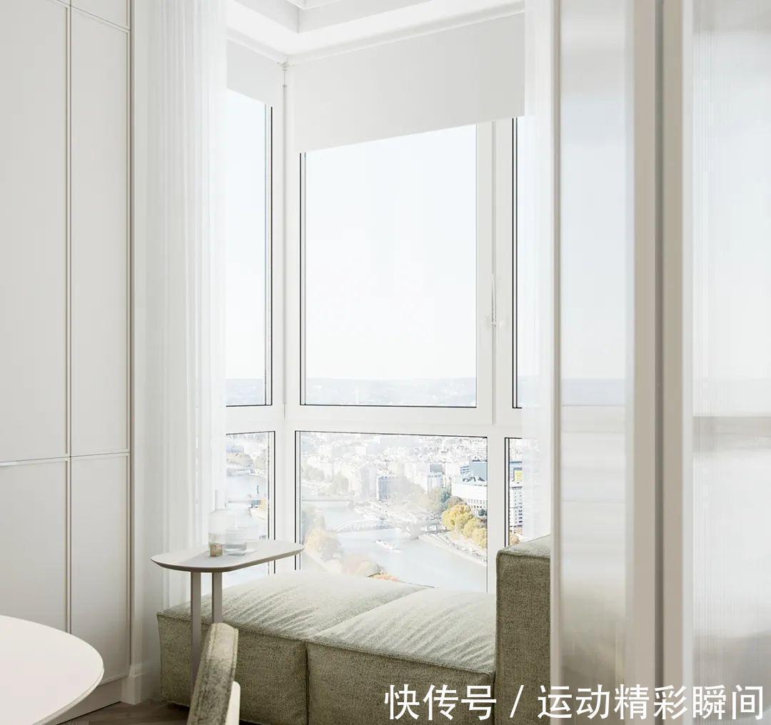 玄关|37㎡奶油系单身公寓，极简却很有质感，堪称小户型设计教科书！