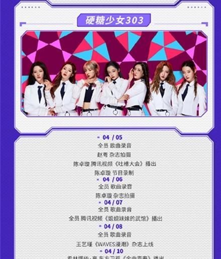 哇唧唧哇本周行程出炉：R1SE加盟金曲青春，硬糖少女资源不断