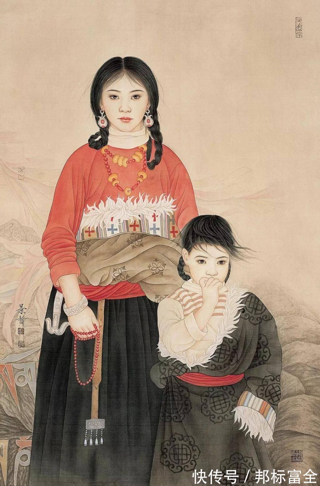 红妆@崔景哲：当古典美遇上工笔画，春风拂面惊艳四方