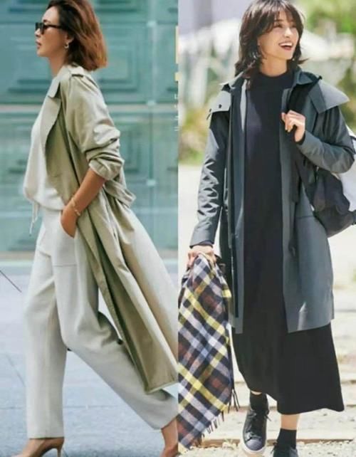 卡其色 女人不管多大,都要有一件“风衣”,百搭保暖,还很时尚