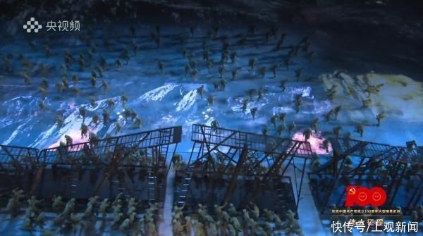 战旗美如画|鸟巢建党百年文艺演出，舞蹈家黄豆豆化身志愿军战士，燃