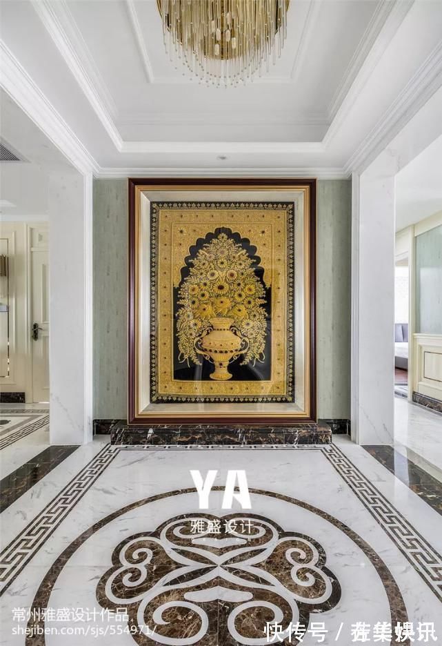 净色|玄关是家的门面，原来地砖也可以铺得这么美~