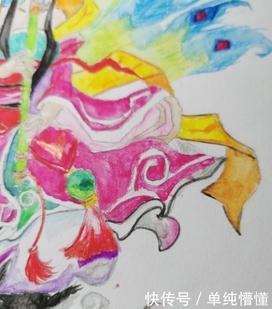 手绘|玩家手绘:拙作之笛舞小姐姐