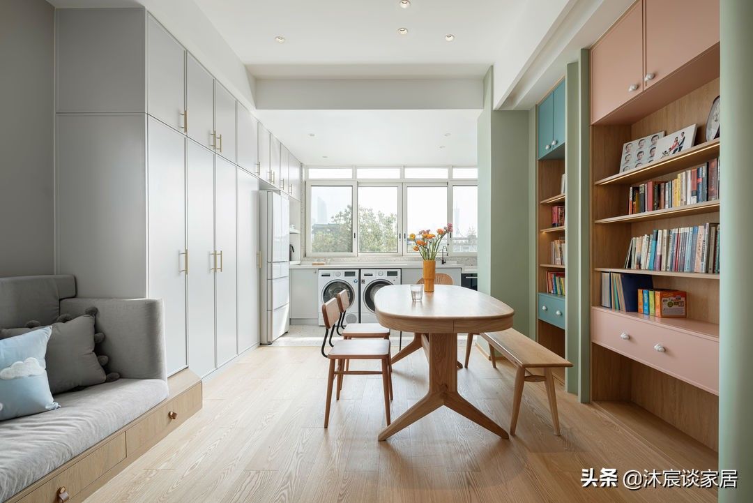 高低床|佩服!她把仅55㎡的家重新改造,有“4室”两卫,老破小逆袭成功