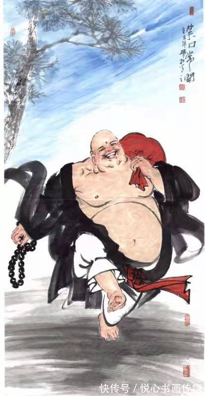 牡丹#画面溢花香,沁心扉,当代著名画家肖瑞权国画牡丹作品欣赏