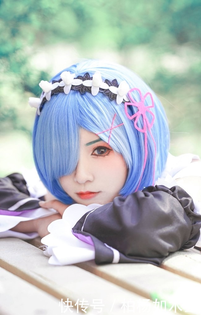 cos|异世界Cos如果世界有颜色,一定是你的颜色,这只雷姆好可爱!