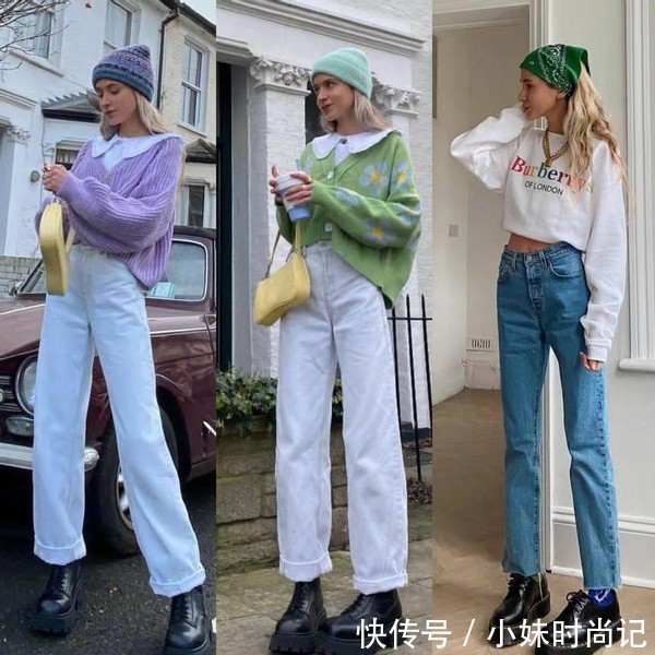 春天“上短下长”搭配法火了！短上衣+长裤，显高显腿长