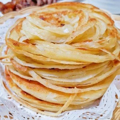 薄如蝉翼|这么好吃的葱香螺丝饼做法，现在知道还不晚