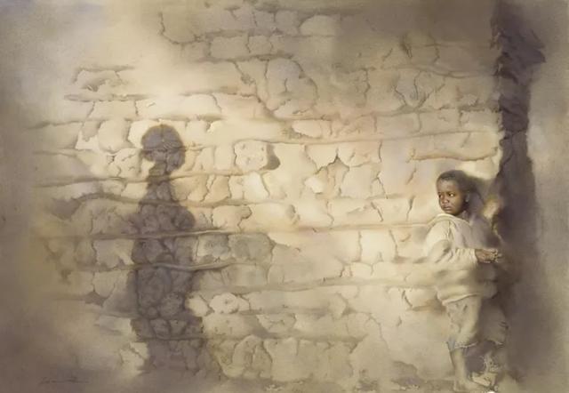 非洲#异域奇境、恍如隔世,艺术家迪兰·斯科特·皮尔斯的水彩画