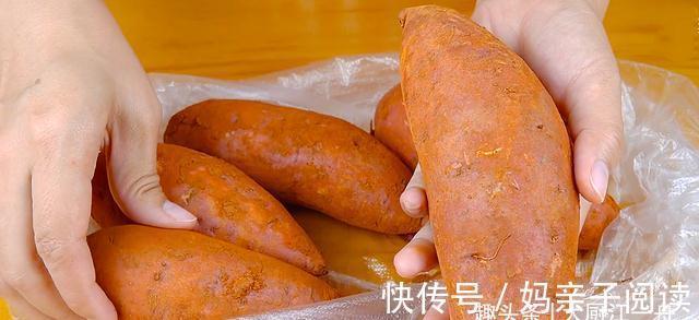 红薯|原来烤红薯这么简单，只需电饭煲，不加一滴水，个个香甜流糖汁