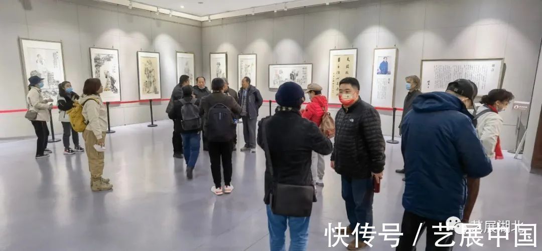 谈士屺@“墨彩凝晖”黄鹤楼 南楼画社系列展览之谈士屺中国画作品展开幕