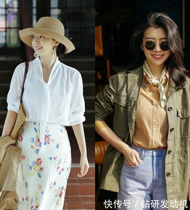 三木博主 三木把优衣库穿得太高级了衬衫+半身裙,T恤+阔腿裤,超优雅!