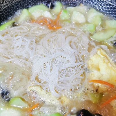 私房水鱼丝瓜面