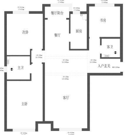 欧式|133㎡三室两厅装修样板间，大气上档次的简欧风，超想自己住进去