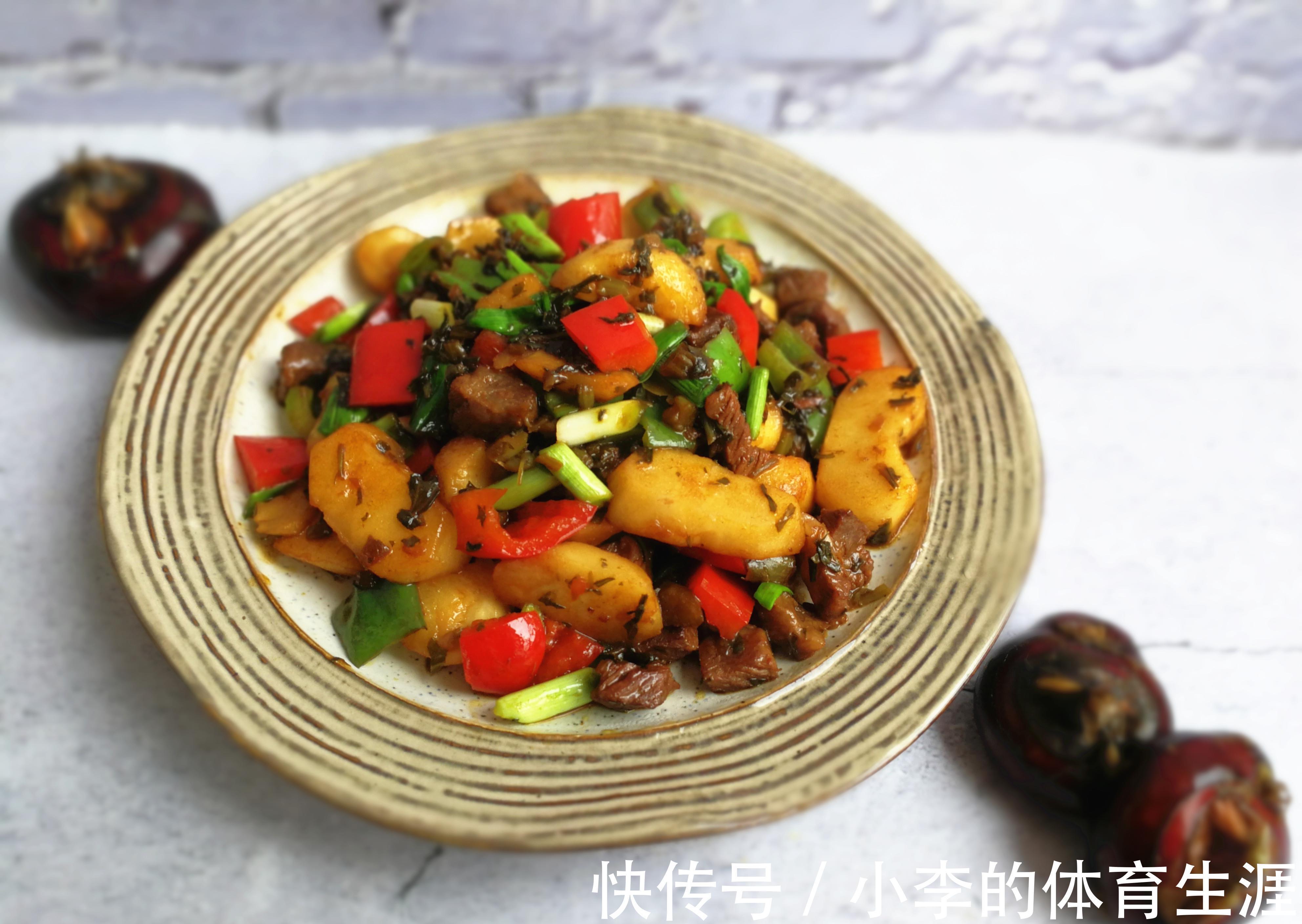 健康|牛肉烧马蹄,色泽光鲜,美味健康