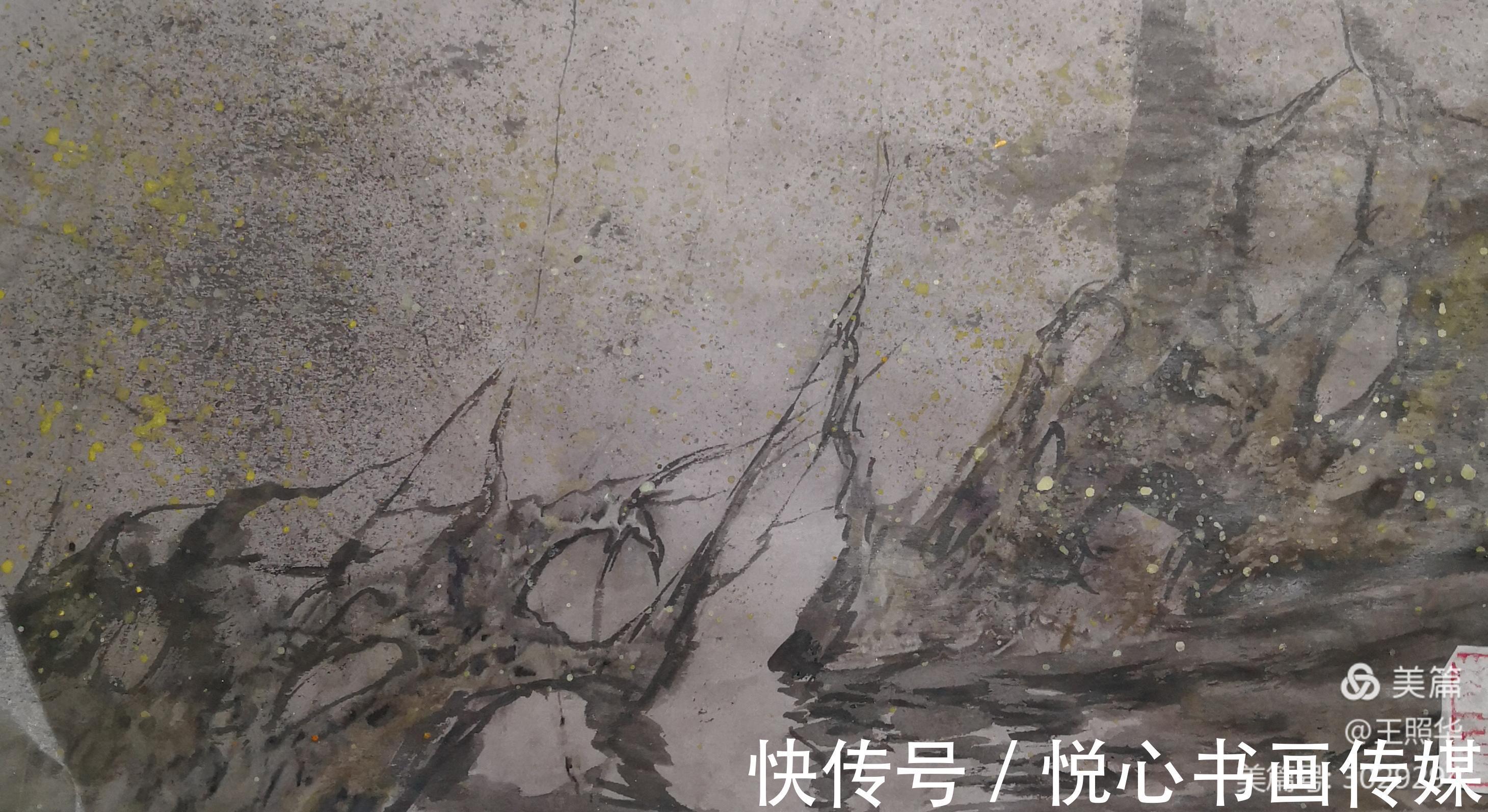 艺术$画里有胡杨,王照华虎年迎春胡杨展《胡杨细語度万年》