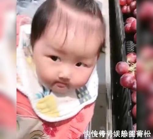 葡萄|具有“吃货潜质”的萌娃因逛超市的这个举动走红,网友:快给娃买