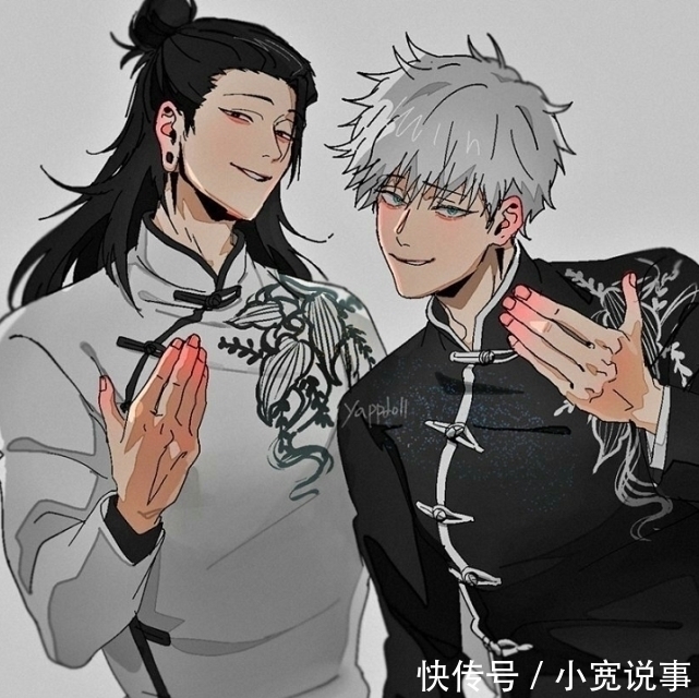 小姐姐|不一样的咒术回战,五条悟走中国风,胀相哥哥化身晓成员