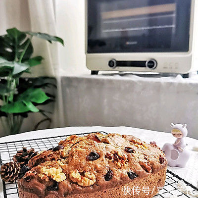 免打发??低油糖零失败的香蕉核桃蛋糕