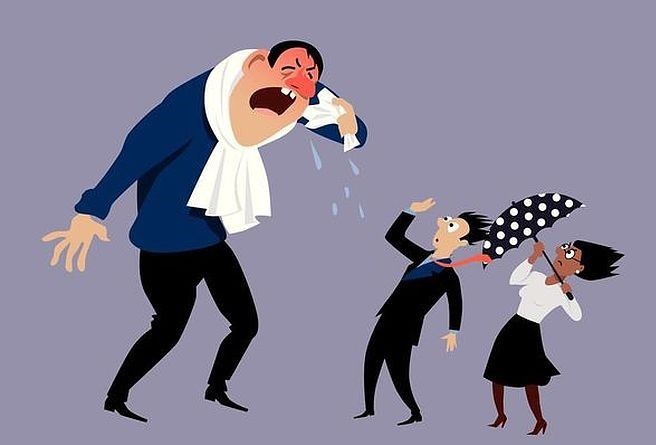 过敏性哮喘|过敏性鼻炎表现与感冒相似,正确区分,要把握4类要点