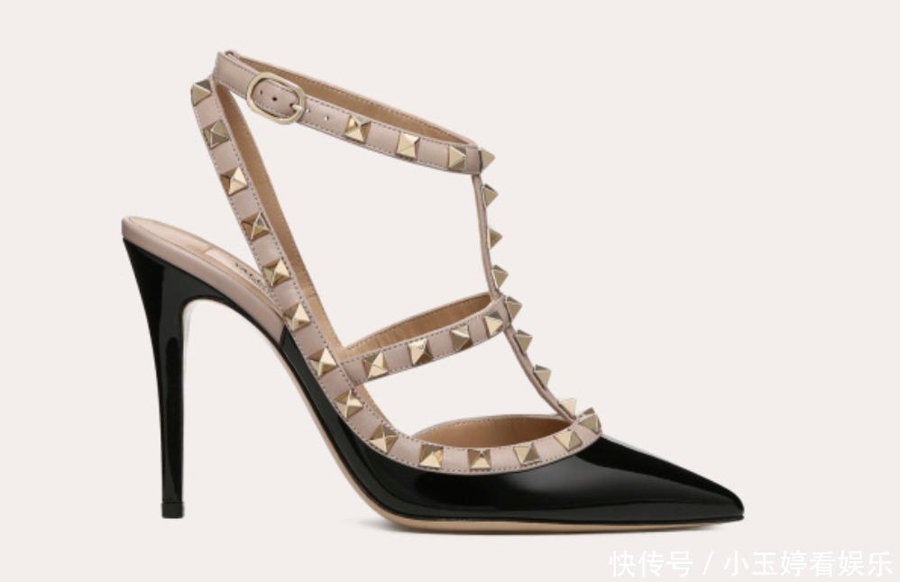 v人生第一双Valentino铆钉高跟鞋，上脚高级又好穿