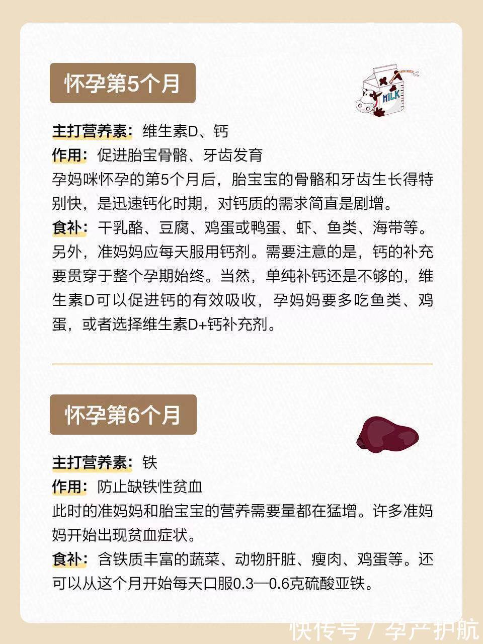 怀孕1~10月怎么吃?长胎不长肉!|孕期干货| 食物