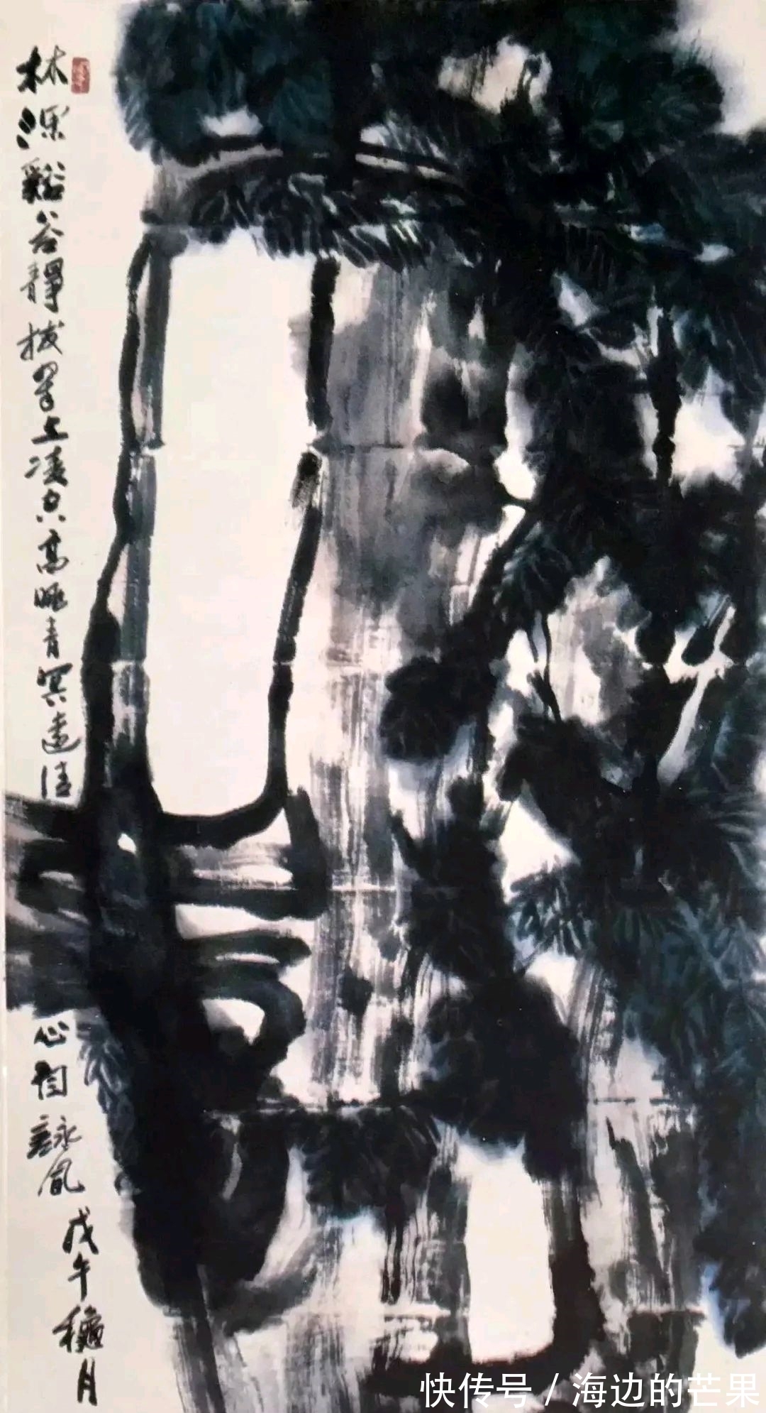 画品$国画家|人品、画品皆高逸,张朋大写意花鸟画