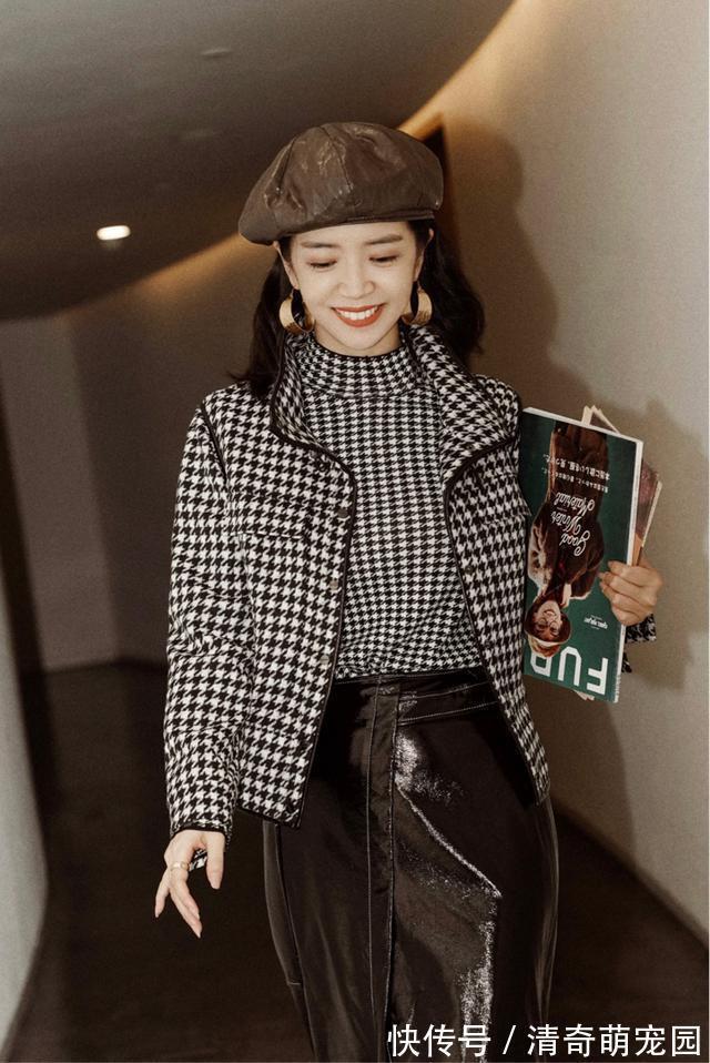 大衣 今秋不流行卫衣配牛仔裤了,像三木这样搭,才是真的美有气质