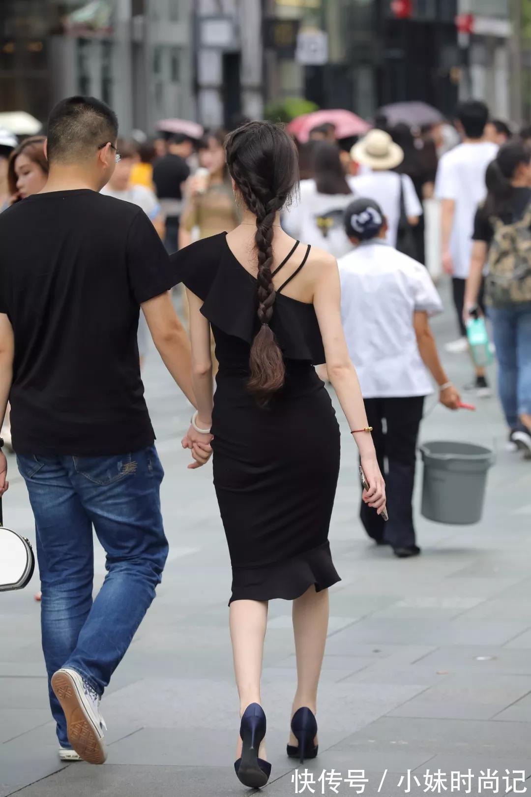 穿搭 街拍路人,高贵精致,美丽大方的穿搭,让人看着美不胜收