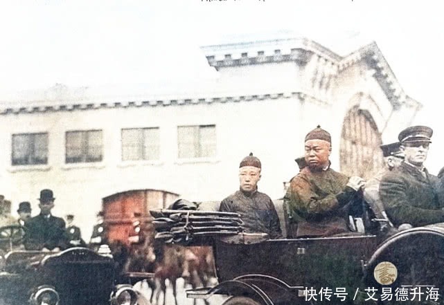 皇室|老照片：清末皇室成员出访国外的景象，买枪炮购军舰受热情接待