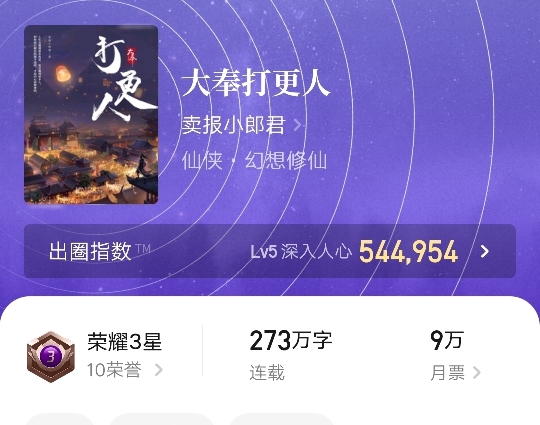 现象级|推荐四本均订超过9万的现象级小说，每本都是口碑神作，书荒收藏