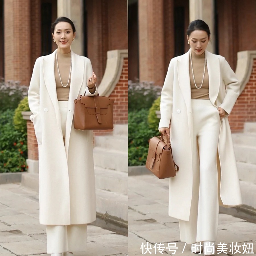 大衣|论大衣“显贵”穿搭,就服这位40岁素人博主,高级实用又提升气质