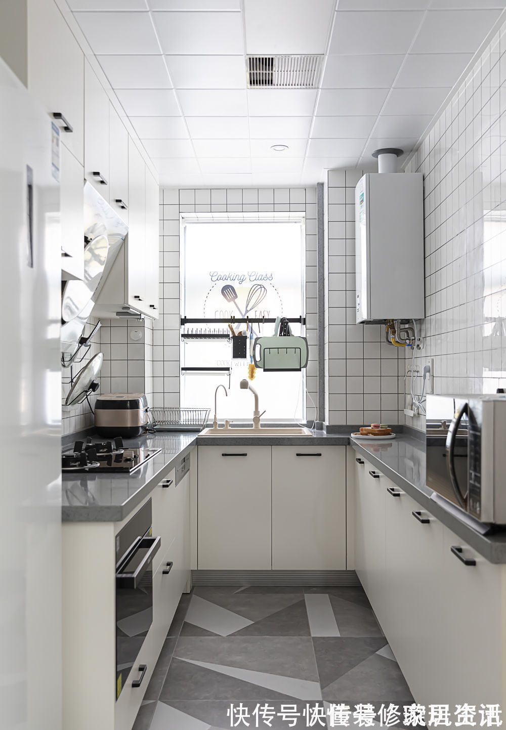 门洞|“穷装”反而更干净舒适,103㎡色调高度统一,耐看极了