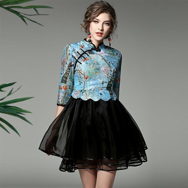 印花|8款复古风连衣裙,轻松穿着名媛范