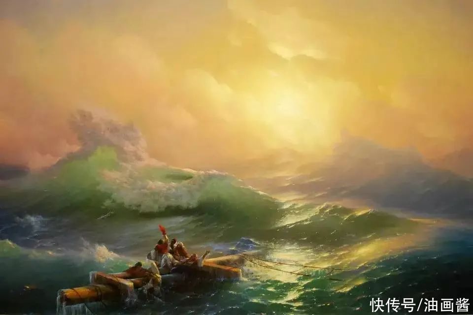  自带|自带几十倍滤镜的画家，画出梦幻般的海景，让人心旷神怡