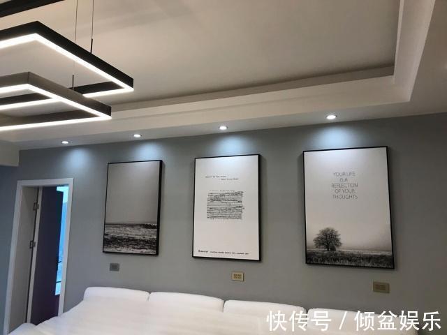 电视墙|终于装修完工，打扫干净太漂亮了，电视墙特别抢眼，忍不住晒晒