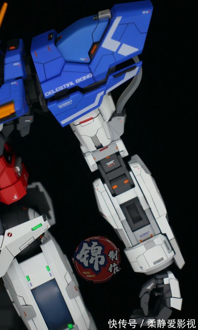 模型秀|高达模型秀:万代的PG能天使,作者超级认真