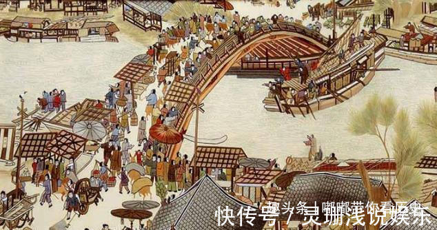 画作#清明上河图放大数倍后,发现了一尴尬场景树下睡觉的小伙在干嘛