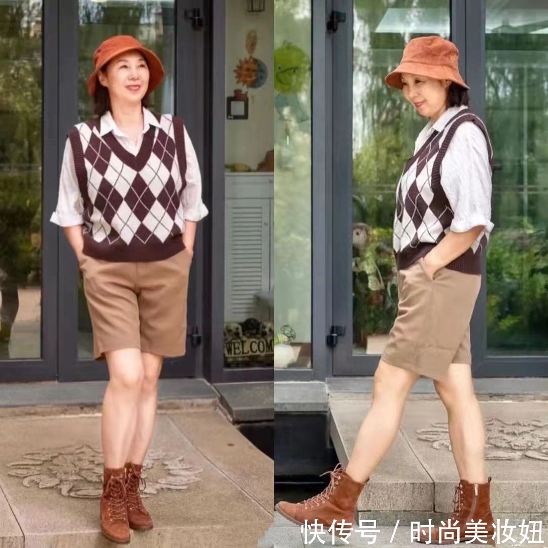 半身裙|这才是“奶奶辈”的衬衫穿搭,掌握4个穿搭技巧,优雅到骨子里