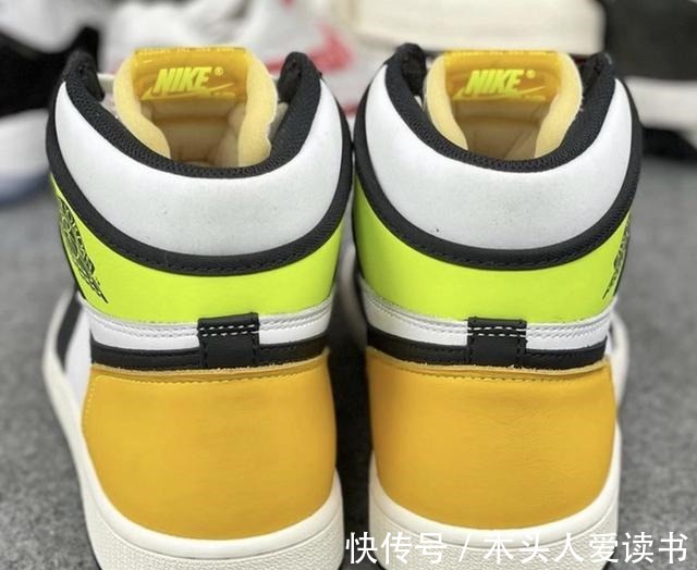 jordan 经典黑脚趾造型！另类黑黄配色Air Jordan 1实物释出！