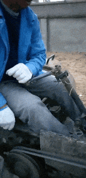 |搞笑GIF:确认过动作,这哥们应该是刚从神经病院里逃脱出来