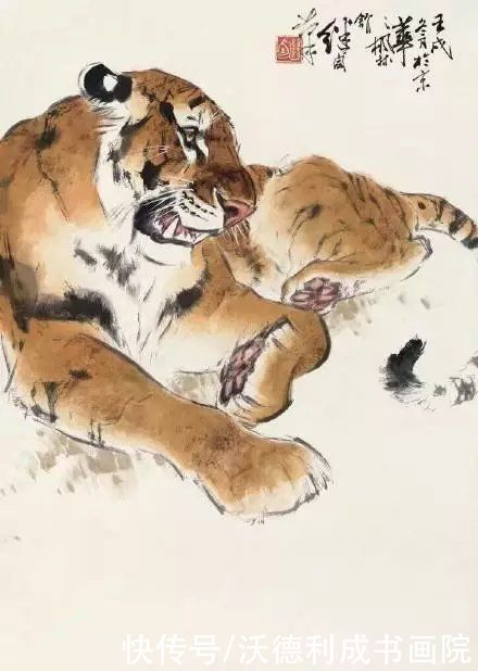 康熙年间|历代名家画虎欣赏，形神兼备