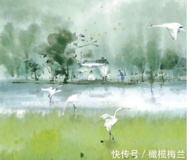 漠漠水田飞白鹭$破防了!苏轼这首诗真的太美了,世外桃源也不过如此!