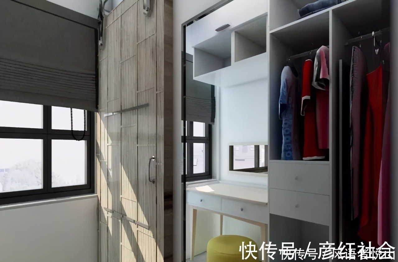 小户型|36㎡两房两厅的小房，还有衣帽间，看完她家的设计我家也有救了！