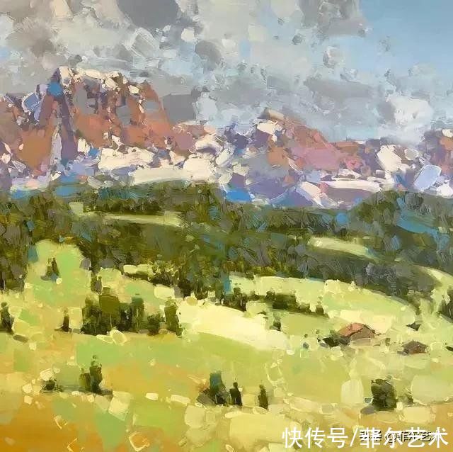 旅美|简单又清新，漂亮笔触~旅美亚美尼亚画家瓦赫·耶雷米扬油画欣赏