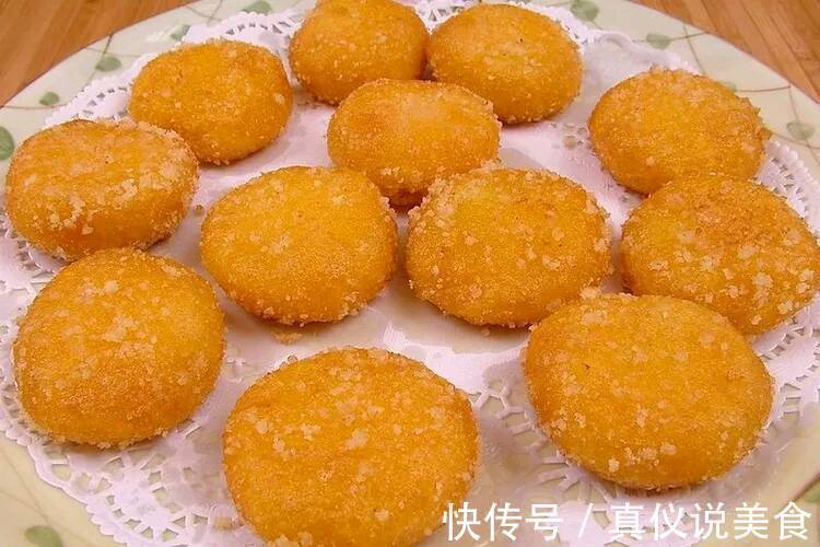 外面卖2块钱一个的炸糕,在家10块钱做一锅,比炸油条还简单