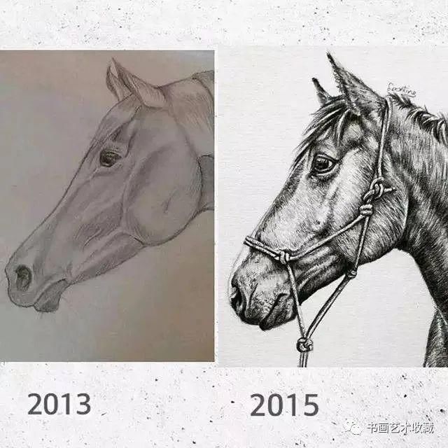  美女|一匹马画了16年！美女学渣逆袭成功，坚持下来很酷！
